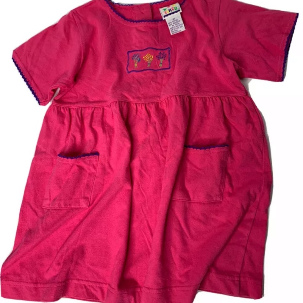 Sold Vintage 90’s Circo Girls Dress 4T Flowers - Picture 1 of 5